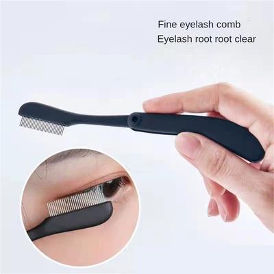 1PC Wimpern Clip Kamm Wimpern Separator Auge Schwarz Lifting Curl Metall Pinsel Mini Augenbraue Kamm Make-Up-Tool