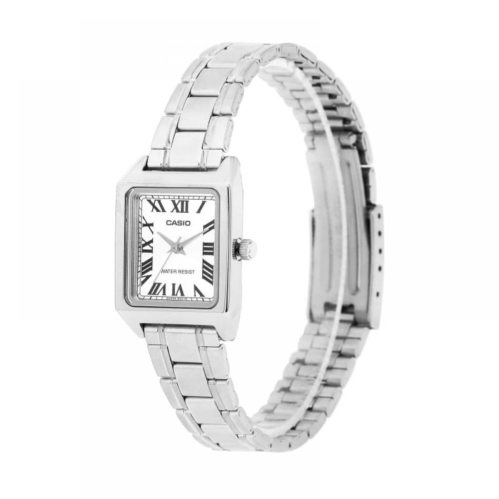 CaSio Ltp V007d 7budf  Ltp V007d 7b  Analog Square Sat Student Women S Metal Watch