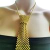 Handmade Pearls Neck Tie Unisex Simple Security Necktie Trendy Women's Tie for Business and Event