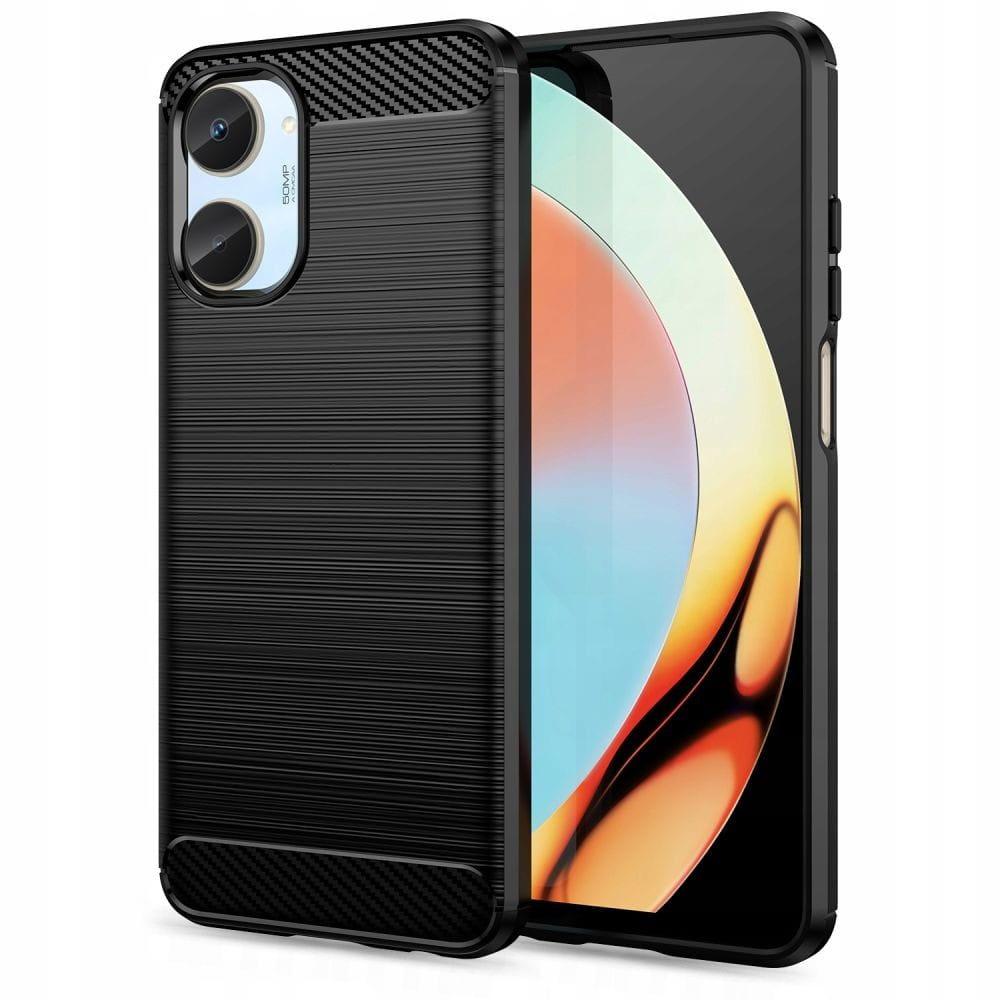 Case for Realme 10 4G, Karbon, Black