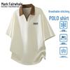 Men's Summer V-Neck Polo T-Shirt