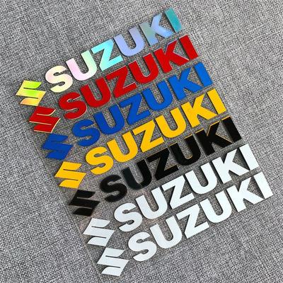 2pcs PVC for SUZUKI Swift SX4 S Cross Jimny Samurai Alto Ignis Grand Vitara Motorcycle Sticker Body Decal Reflective Decoration