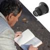 Plastic Shell Eye Magnifier Loupe Black Color Magnifier Lens Portable Jeweler Loupe  Jeweler Work