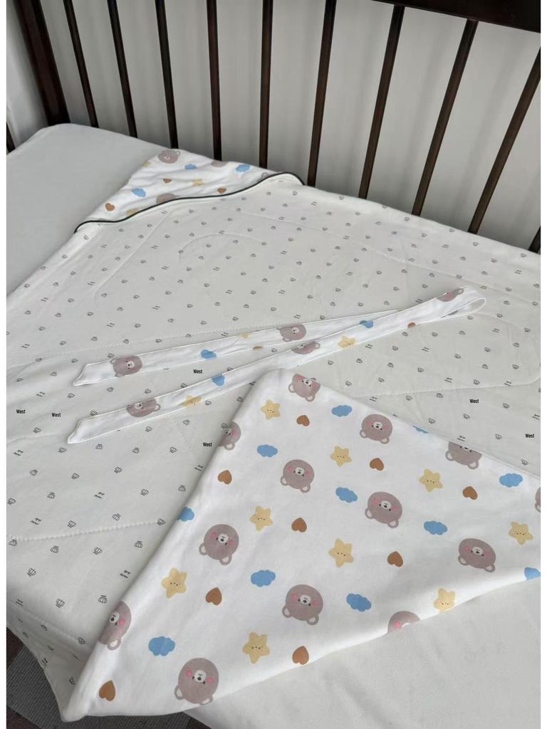 Pure Cotton Knitted Baby Swaddle Blanket for All Seasons
