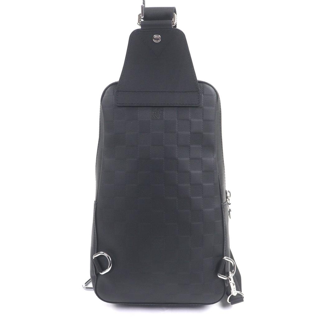 Pristine LOUIS VUITTON Sling Bag Damier Infini Avenue Sling Bag Leather N41720 Used