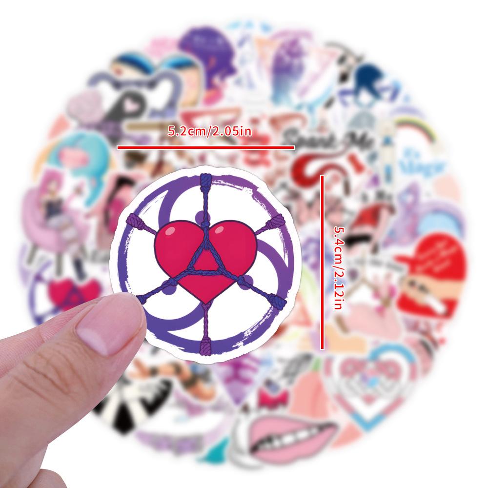 60 Samolepek Graffiti Nového Stylu Ozdobte Zápisník Kufr Kytaru Personalizované Ruční Stan Vodotěsné Samolepky