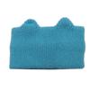 Cute Cat Ears Warm Knitted Headband Female Retro Face Wash Elastic Hair Bands Solid Color Simple Wide-brimmed Head Wrap