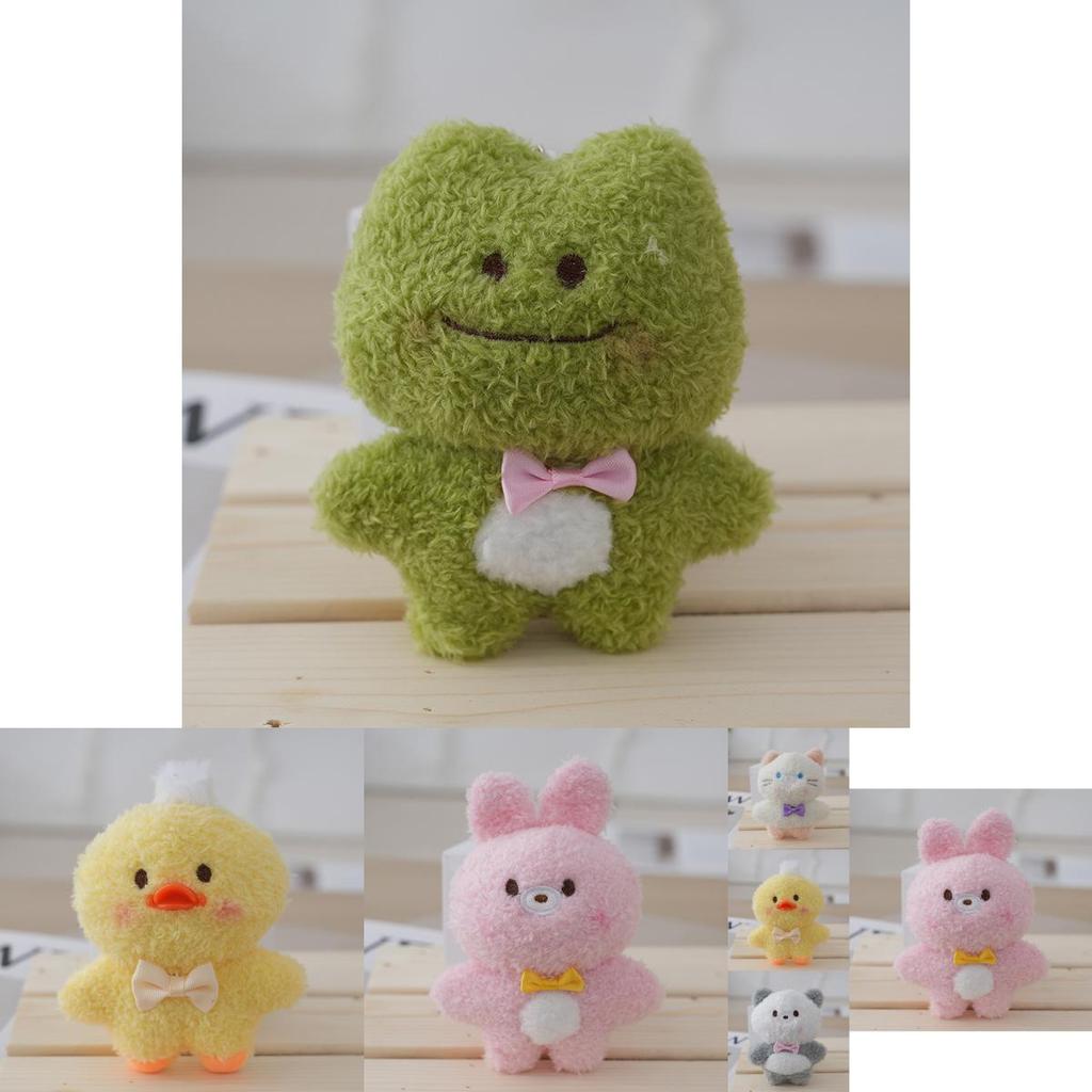 Adorable Plush Bunny Keychain Stuffed Animal Soft Pp Cotton Cute Toy Pendant
