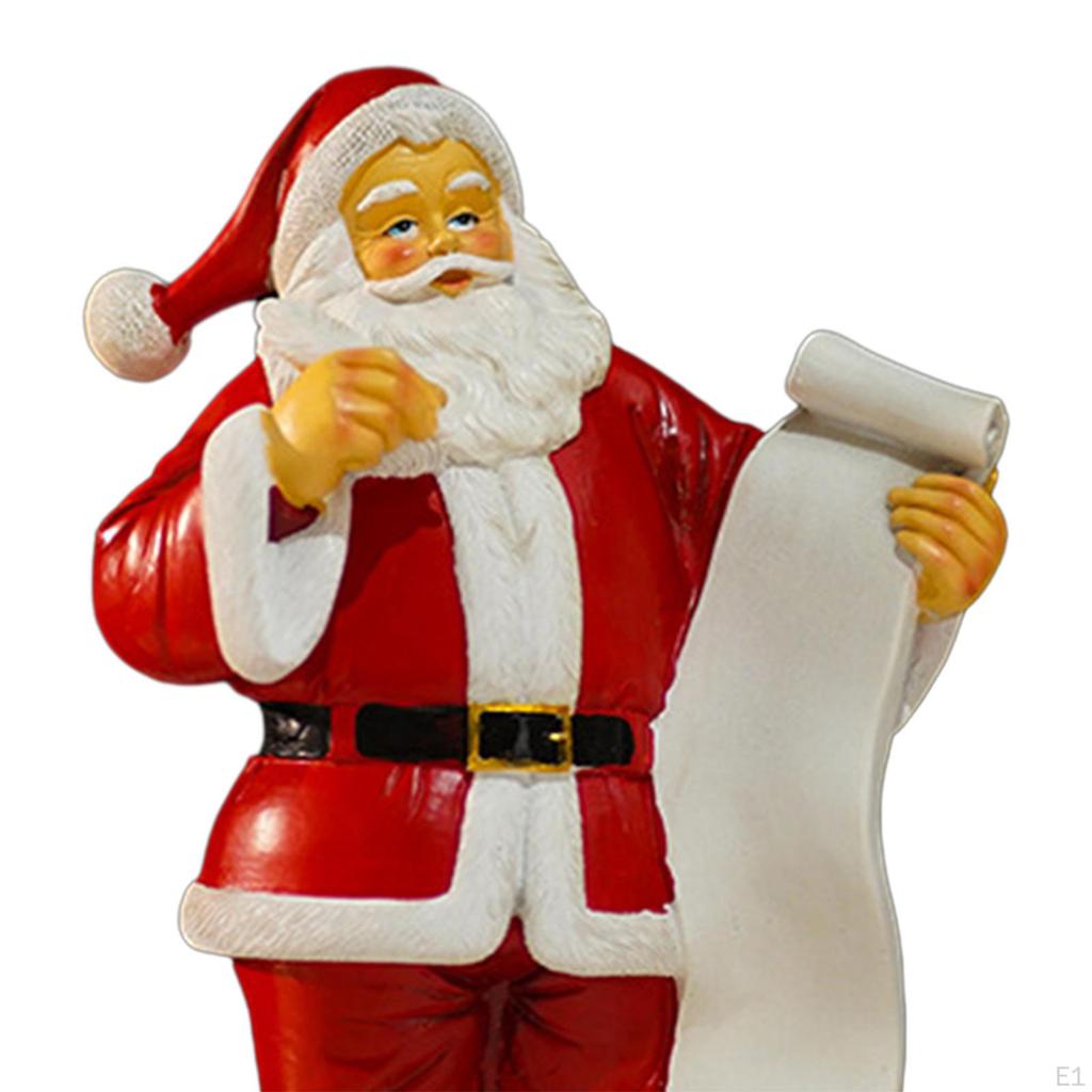 Festive Santa Claus Figurine for Home Decor