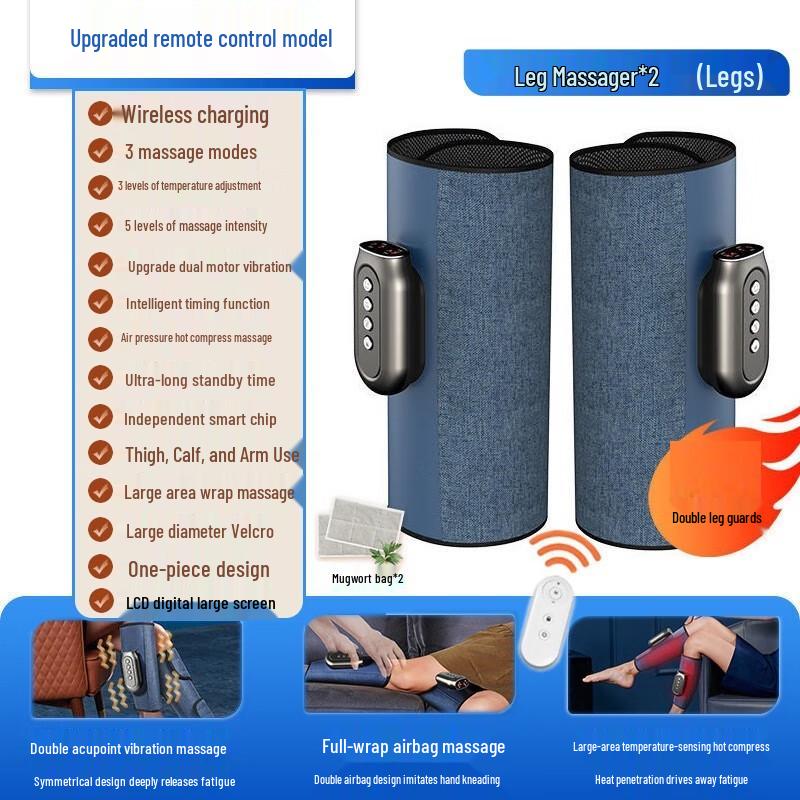 

Conzore Rechargeable Leg Massager with Heat and Vibration