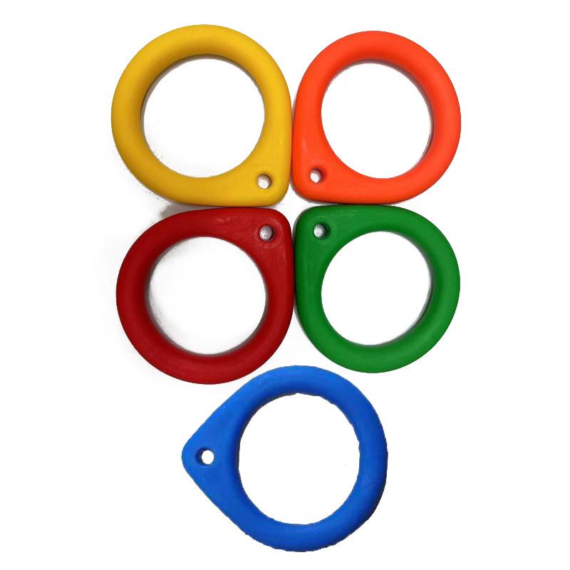 Children s Indoor/Outdoor Iron Swing Rings for Exercise and Play