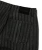 Seuweideu Stripe Denim Shorts [Black]