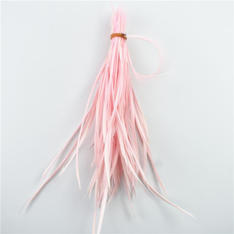 Färgade Naturliga Gåsfjädrar För Hårhantverk Fjädrar För Smyckestillverkning Flugbindningsmaterial Dekoration Karneval Drömfångare