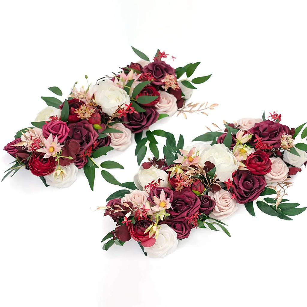 75 cm Künstliche Blume Hochzeitsbogen Blume Willkommens-Türsturz Blume Weinparty Esstisch Blumendekoration