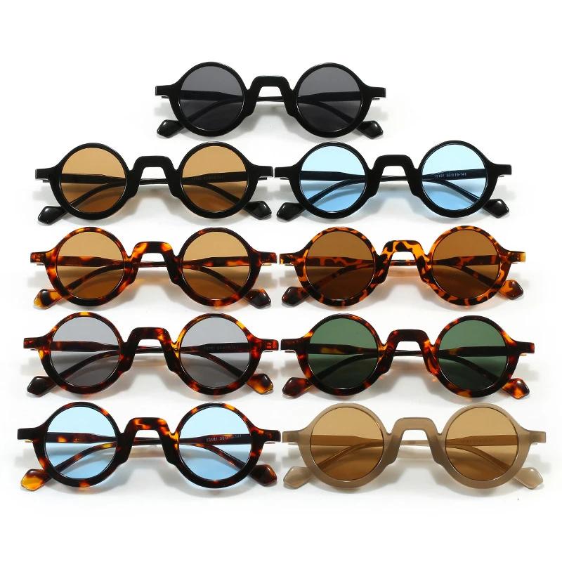 Retro Round Sunglasses Women Men UV400 UV-Protective Eyewear Trendy INS Style Premium-Feel Unique Goggles