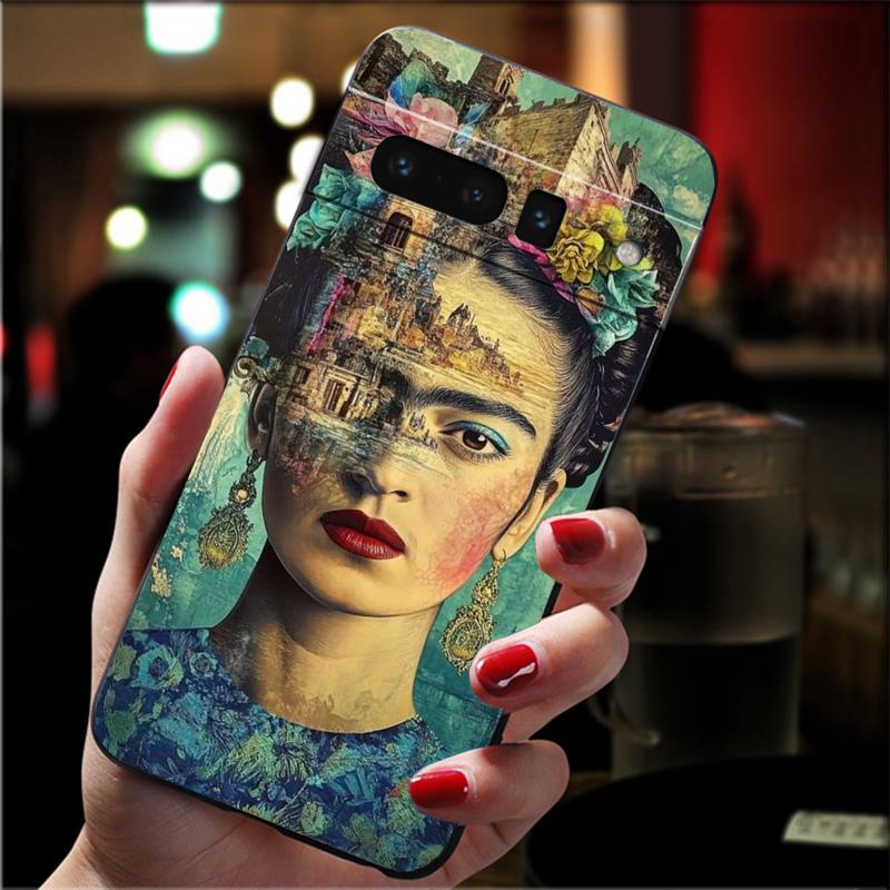 Phone Case For Google Pixel 10 Pro 9 Pro XL 9A 8 7 6 Pro Pixel 8A 7A 6A Pixel 8 7 6 5 Frida-Kahlo
