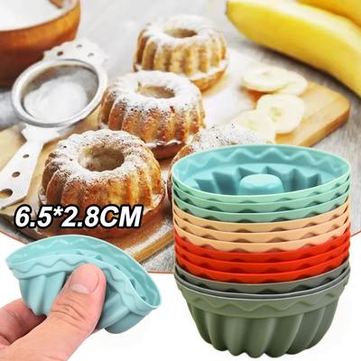 1/12 Stück Silikon-Kuchenform Lebensmittelqualität Backen Kuchen Backform Küche Kochen Backgeschirr Herstellen DIY Kuchen Backwerkzeug Für Kuchen