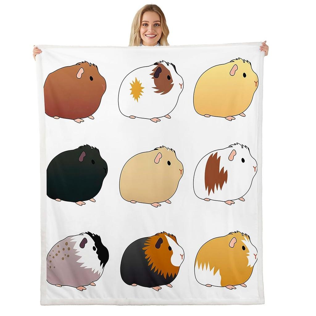 Feelyou Sunflower Fleece Throw Blanket Botanical Floral Plush Blankets and Throws Yellow Sunflower Cows Print Sherpa Blanket for Women Soft