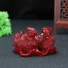 Cinnabar Mandarin Duck Marriage Peach Blossom Love Bedroom Bedside Wedding Decoration Century-Old Good Com