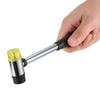 Double Face Detachable Rubber Hd Hammer Lther Craft Handcraft   with Steel Handle