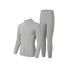 Mens Womens Cotton Thermal Underwear Set Fleece Lined Warm Base Layer Top Bottom Winter