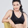 Large Sleep Night No Soft G80 [AISILIN] Bra, Size, Non-Wired, Women's, Cotton, Bra, Bra, Pads, Bra, Black,