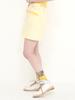 Mimi Kawi Treadmill Line Taped Skirt/Lemon
