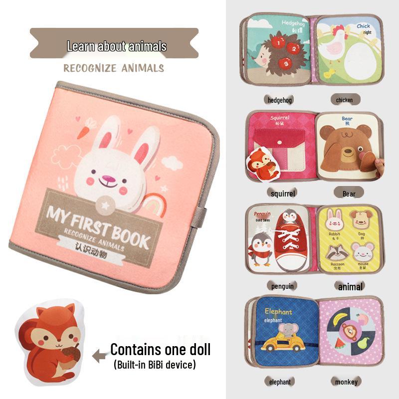 Baby Magic 3D Pop-up Quiet Tear Book for Early Education (0-1 Year)