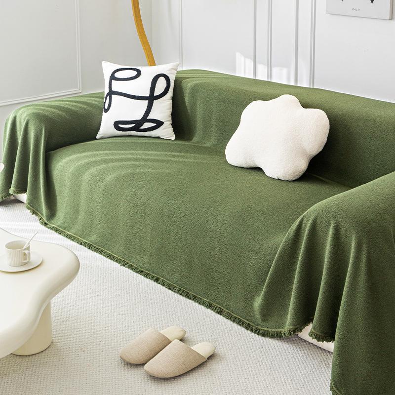 

Водостойкое плюшевое полотенце для дивана с защитой от царапин, новинка 2024 года, нескользящее универсальное покрывало на четыре сезона, чехол для подушки, тканевый чехол 180*130cm