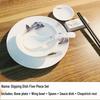Chinese Style Ceramic Hotel Tableware Set - Landscape Design