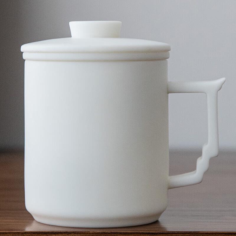 

Chaxun Mutton Fat Jade Porcelain Tea Infuser Set