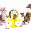 Pet Toys: Small Puppy Teaser & Cat Slow Feeder Windmill