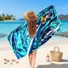 Demon Slayer Printed Swim Towel, Portable Water Absorbent Towel for Beach Camping Daily Bathroom Use