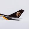 1/150 Scale B747 UPS Aircraft Model Civil Aviation Cargo Resin Diecast Airplanes W Light and Wheel for Collection Display