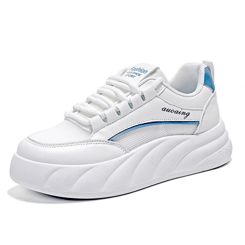 Thick-soled Little White Shoes Female Students Versatile Sports Shoes Lightweight Mesh Breathable Casual Shoes