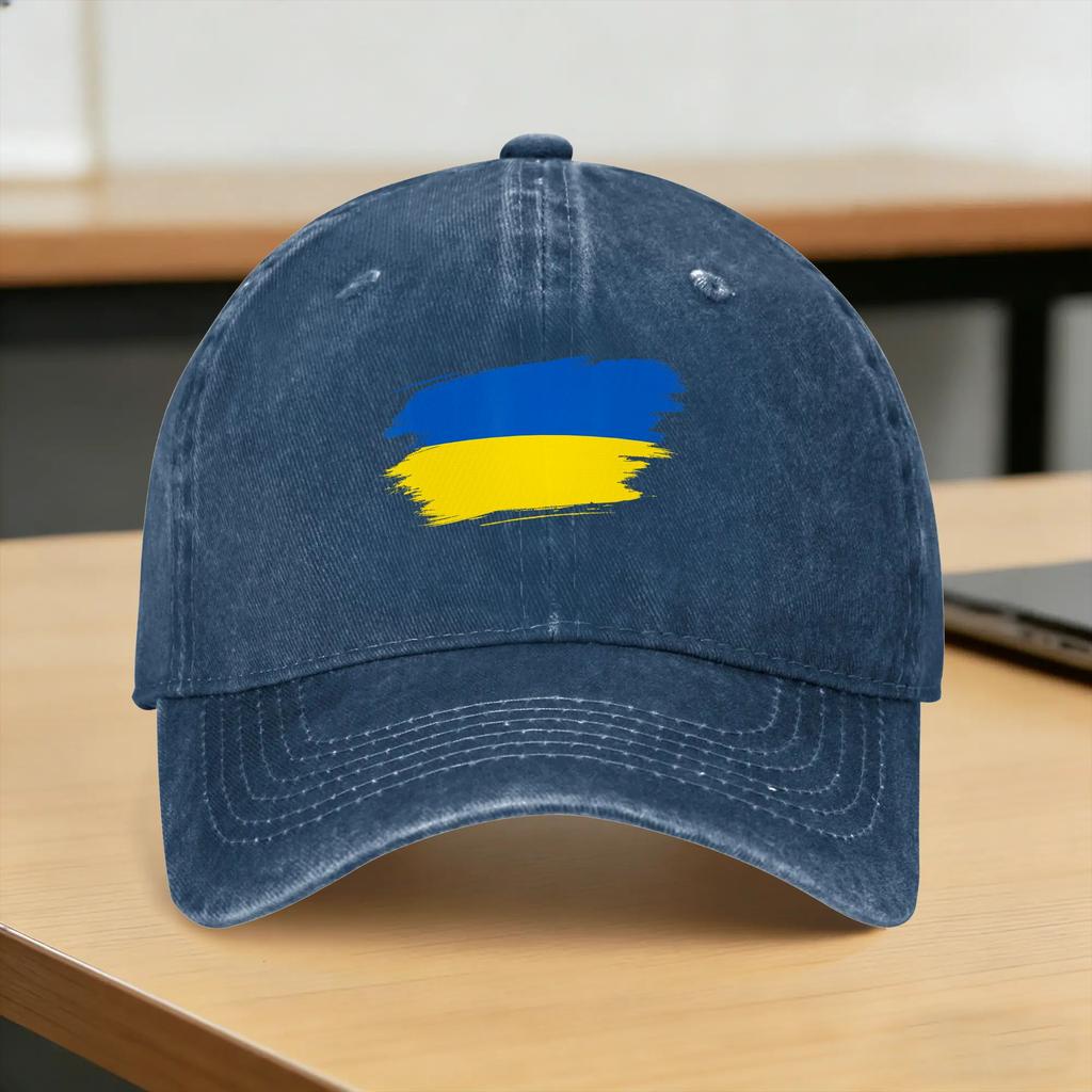 Ukraine Ukrainian Flag Casual Baseball Cap Summer Trucker Hat Outdoor Sport Hip Hop Hats Unisex Adult Yk Retro Baseball Caps