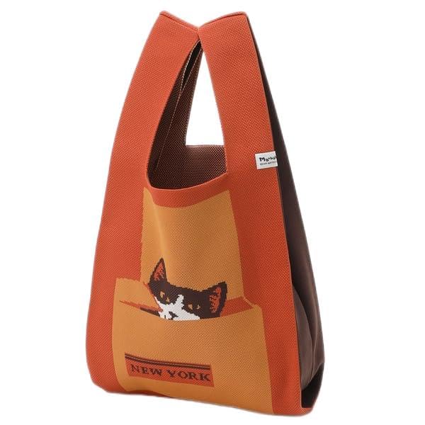 Вязаная сумка Manhattaner s, 71-2445, Женская, Оранжевая