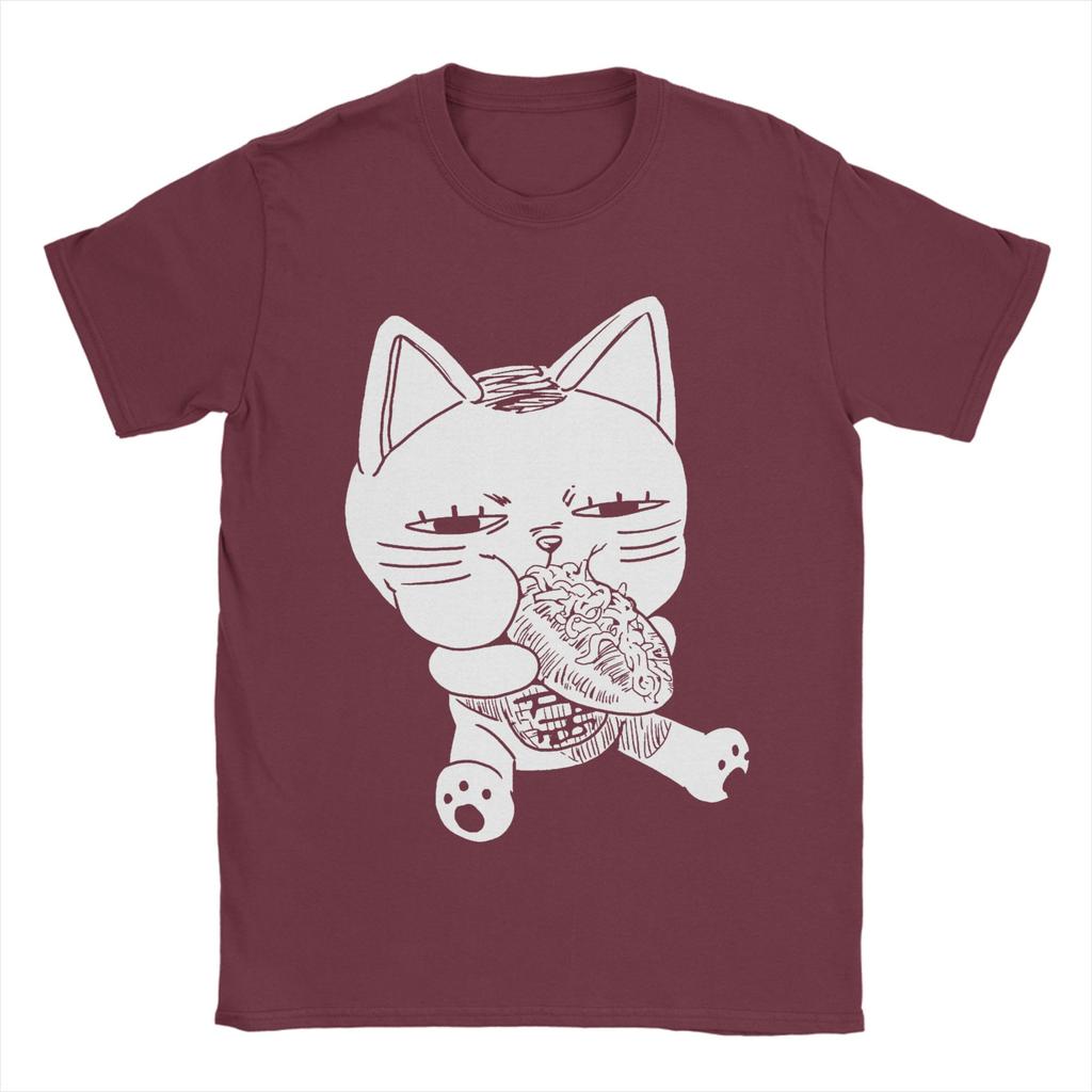 Printed Dandadan Turbo Cat Glizzy T Shirt Men's Crewneck Short Sleeve Clothing 100%Cotton Summer Top Tee