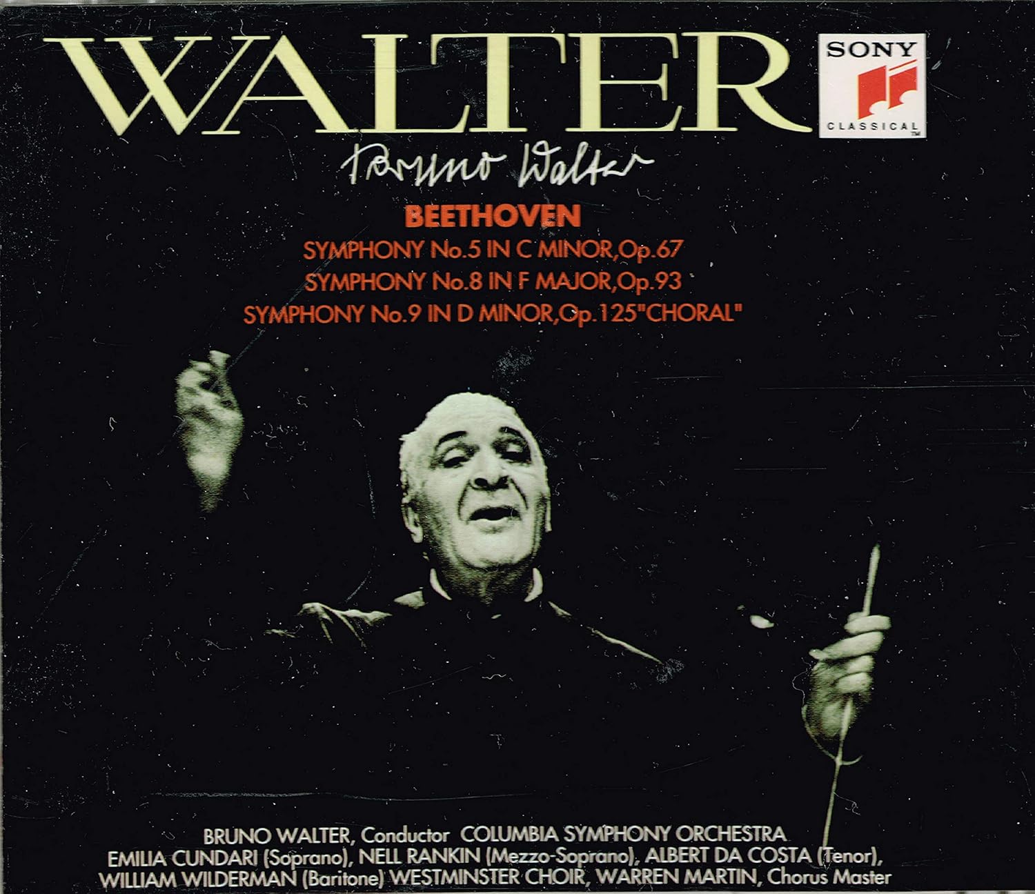 

CD BRUNO WALTER - Beethoven: Symphony No. 5, SRCR99689PROMO Japan Classical Used