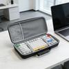 Hard Case Pouch for Most Wireless Mechanical Keyboard Protective Storage Box Bag with Hand Strap Waterproof Shockproof