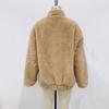 2024 Autumn/Winter Women's Cozy Casual Fleece Bomber Jacket