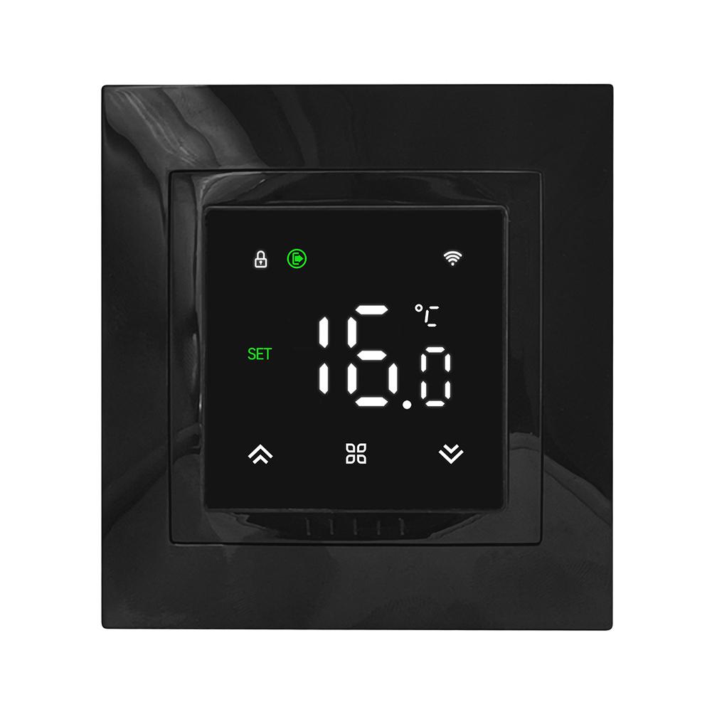 1 Packung Weißer Thermostat für WiFi Smart Fußbodenheizungs-Thermostat Digitaler Controller mit wöchentlich programmierbarem Zeitplan