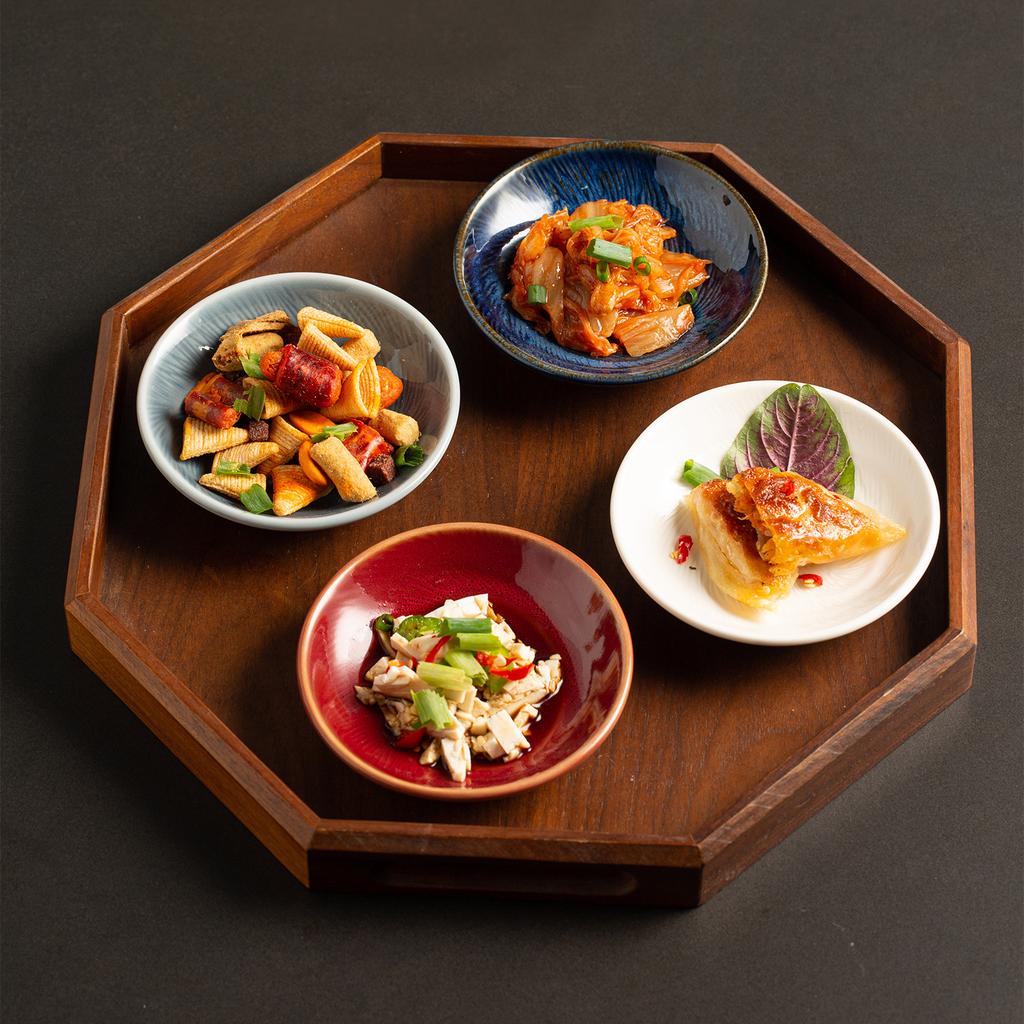 Kiln Small Plate Flavor Dish Japanese Dipping Sauce Dish Hot Pot Restaurant Sauce Dish Hotel Barbecue Side Dish Household Vinegar Dish
