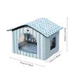 Rain-proof Stray Cat House Outdoor Feral Cat Houses Enclosed Pet Tent To Prevent Heatstroke Pet House Cool in Summer for Outsid