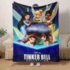1pc, Disney Tinker Bell Collection Blanket Soft & Cozy Throw Blanket for Home Decor, Couch Cover, Outdoor Use, Travel