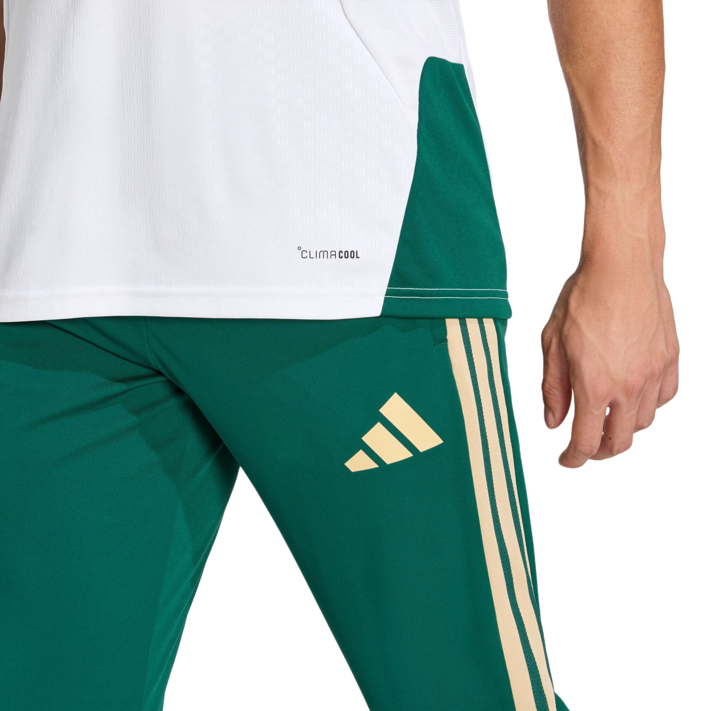 

Adidas Italy Team Comfortable Soft Striped Loose Football Pants Unisex Pants Green JZ9377 S
