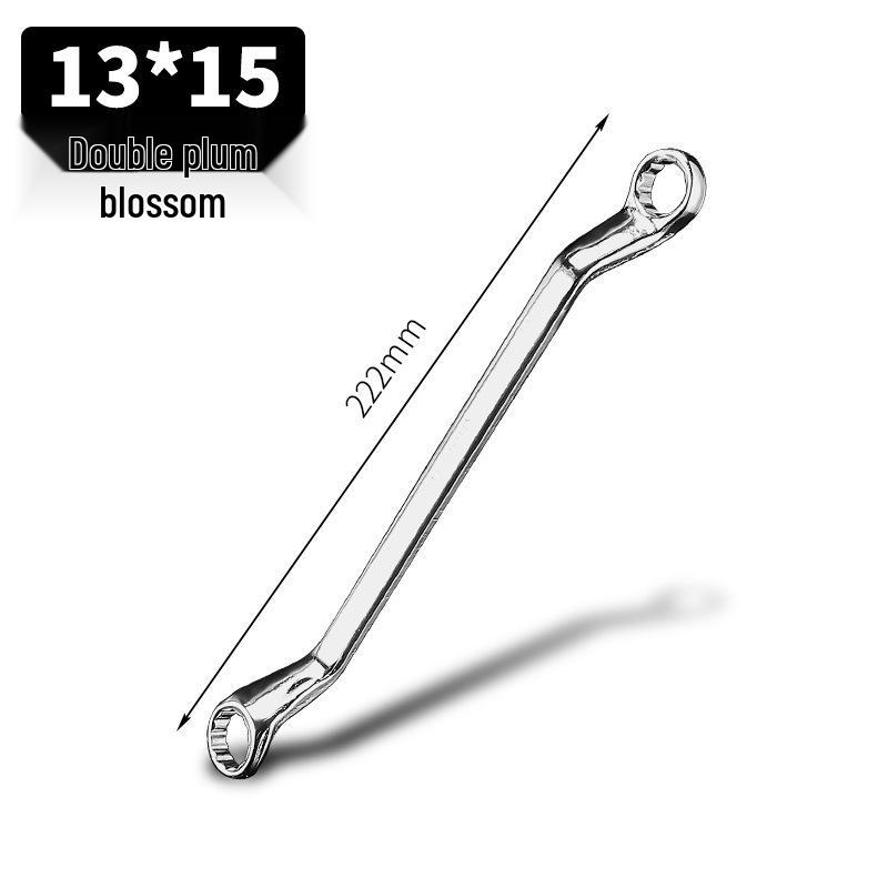 Plum Blossom Dual-Use Double-Head Wrench and Socket Set for Auto Repair