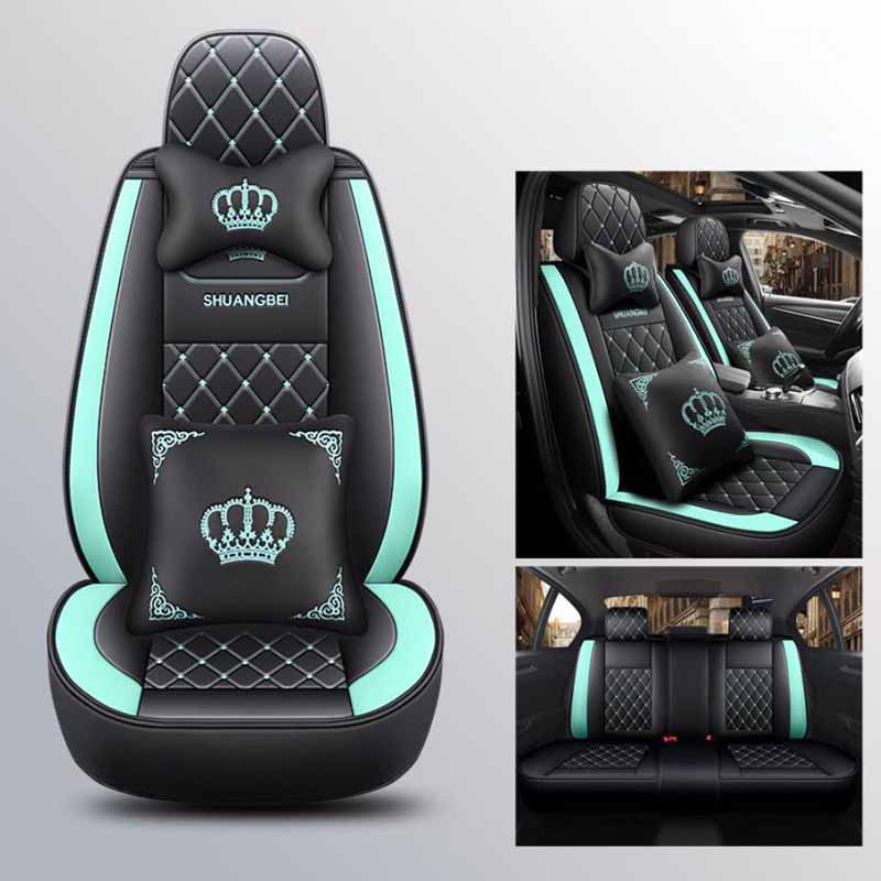Autokissen PU-Leder-Sitzbezug Fünfsitzer-Auto Vierjahreszeiten-Universal-Vollpaket-Sitzbezug von guter Qualität