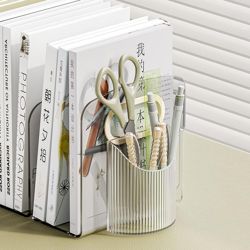 

Акриловый прозрачный книжный стенд для ученического стола, ящик для хранения книг, подставка для книг, книжная полка, настольное хранилище pen holder прозрачный