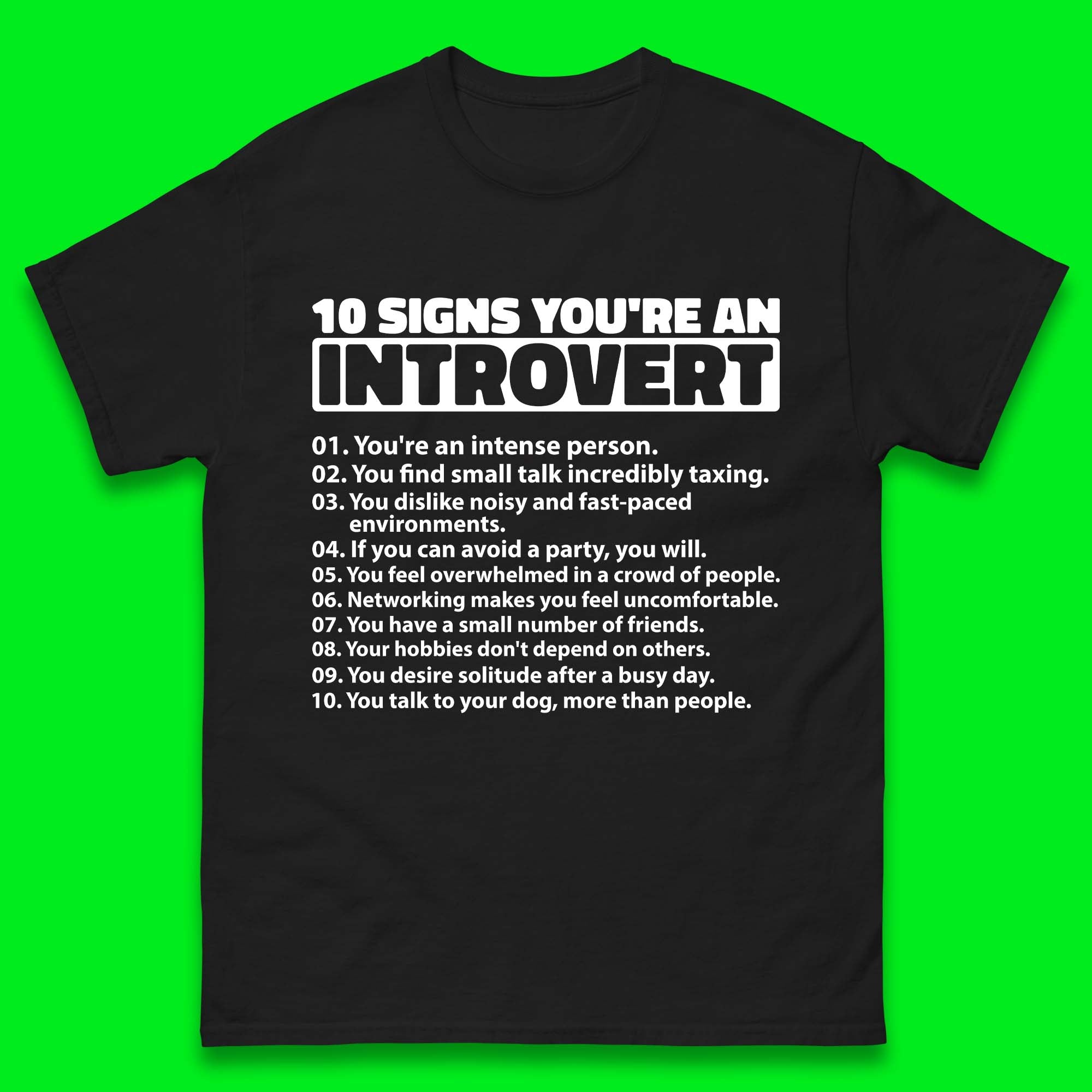 Engineer T-Shirt Womens Tops Tees Mens || 10 Signs You re An Introvert Mens T-Shirt Womens Tops Tees S